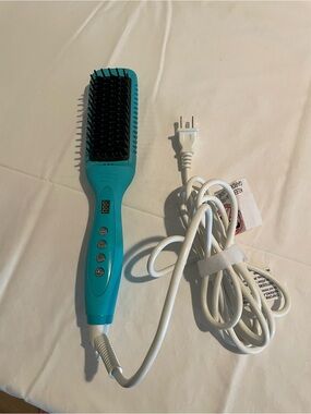Moroccanoil Smooth Style Ceramic Heated Brush In Signature Aqua
